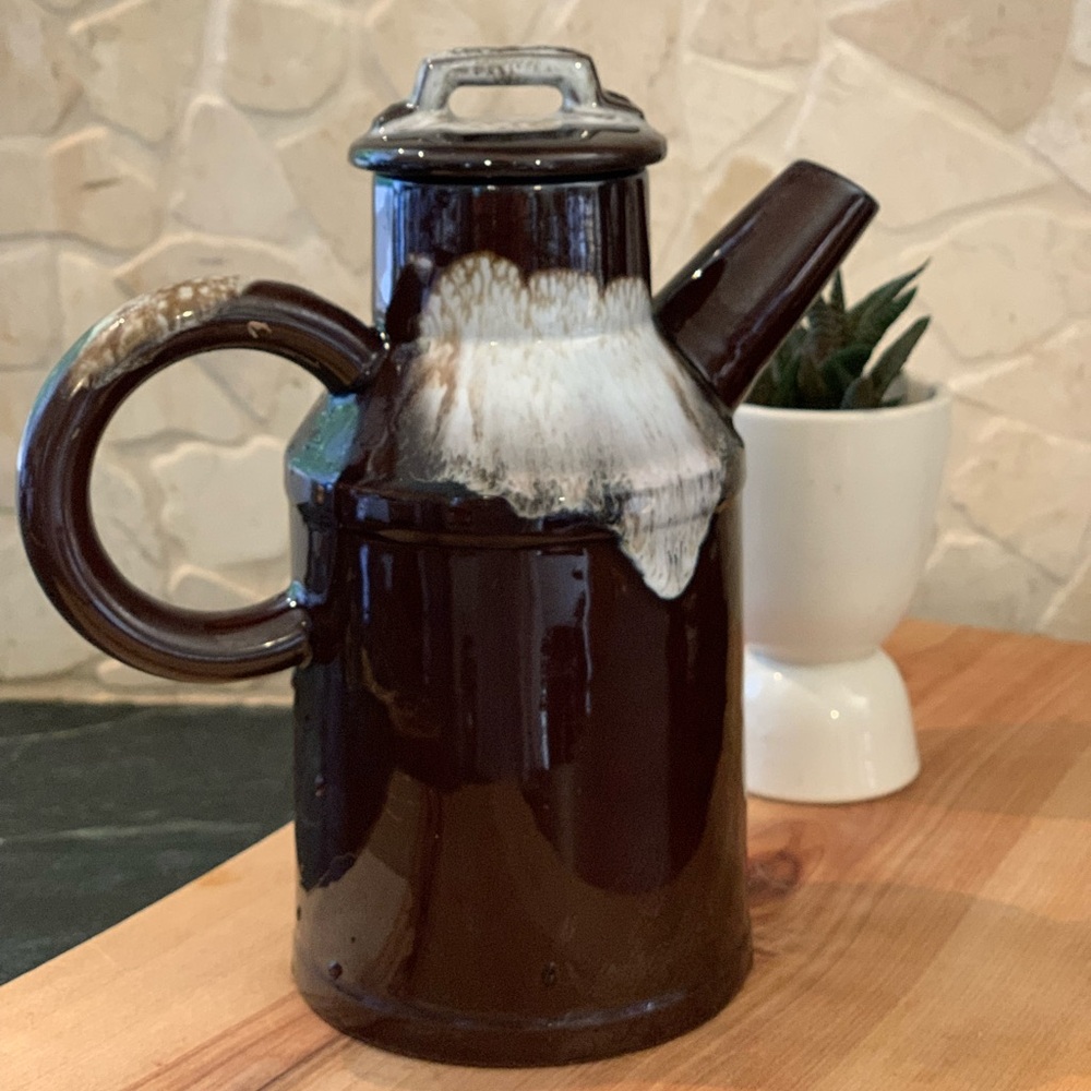 JAPANESE | Vintage Drip Glaze Small Pitcher
